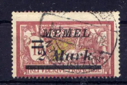 (138) Memel Nr.67                         O  gestempelt