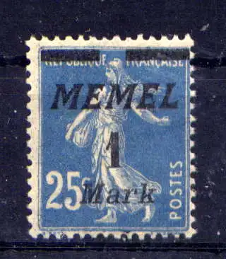 (140) Memel Nr.86                         **  postfrisch      