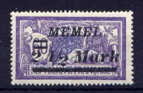 (142) Memel Nr.90                         **  postfrisch      