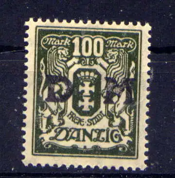 (295) Danzig Dienst Nr.37                       **  postfrisch