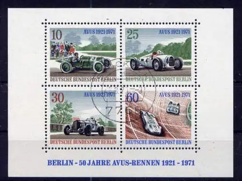 (3077) Berlin West Nr.397/400 Block 3        O  gestempelt