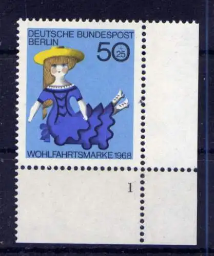 (2770) Berlin West Nr.325 Formnummer                 **  postfrisch