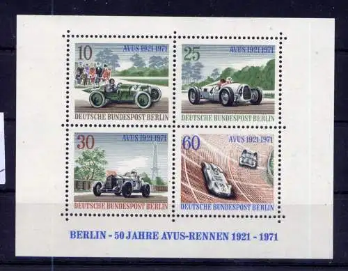 (2792) Berlin West Nr.397/400 Block 3                 **  postfrisch