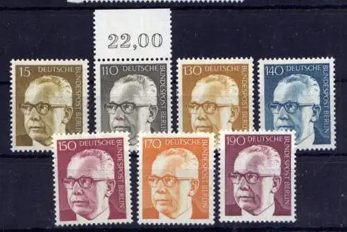 (2802) Berlin West Nr.427/33                 **  postfrisch 