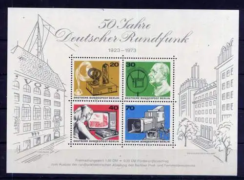 (2813) Berlin West Nr.455/8 Block 4                 **  postfrisch 