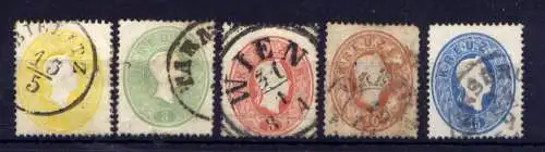 (4756) Österreich Nr.18/22                  O  gestempelt