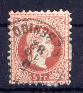 (4796) Österreich Nr.37 II                  O  gestempelt
