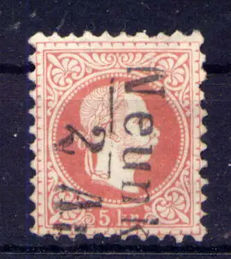 (4797) Österreich Nr.37 II                  O  gestempelt