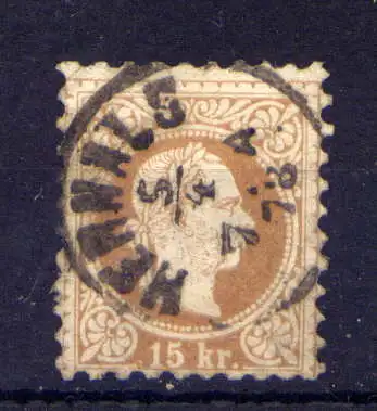 (4801) Österreich Nr.39 II                  O  gestempelt