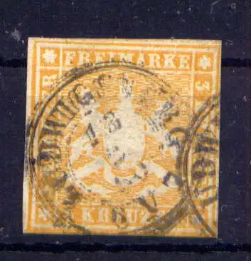 (478) Württemberg Nr.12                         O  gestempelt