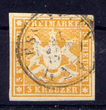(480) Württemberg Nr.12                         O  gestempelt