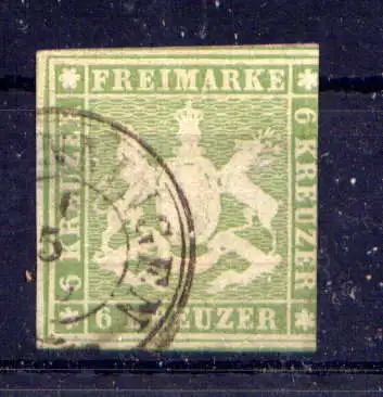 (481) Württemberg Nr.13                         O  gestempelt