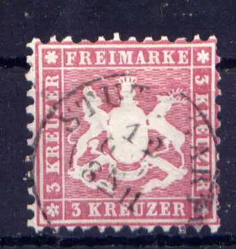 (496) Württemberg Nr.26                         O  gestempelt