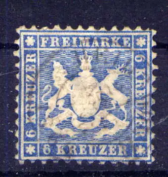 (497) Württemberg Nr.27                         O  gestempelt