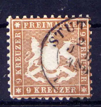 (498) Württemberg Nr.28                         O  gestempelt