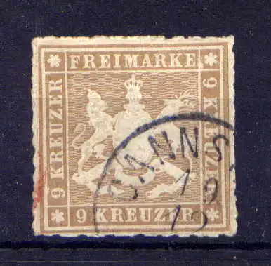 (501) Württemberg Nr.33                         O  gestempelt