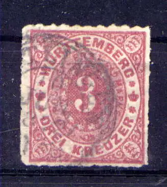 (506) Württemberg Nr.38                         O  gestempelt