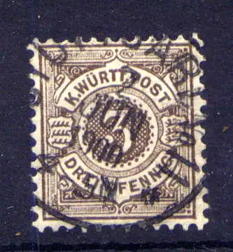 (518) Württemberg Nr.55                         O  gestempelt