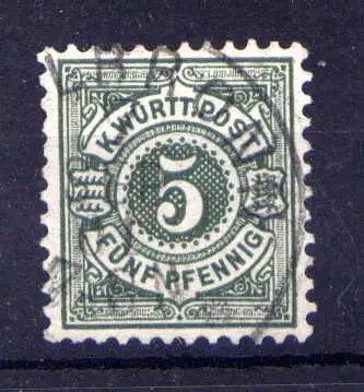 (519) Württemberg Nr.56                         O  gestempelt