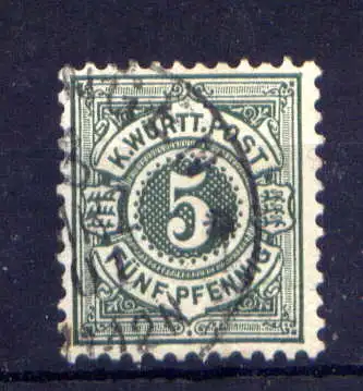 (520) Württemberg Nr.56                         O  gestempelt