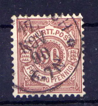 (522) Württemberg Nr.58                         O  gestempelt