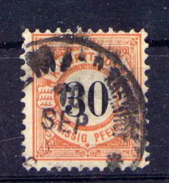 (524) Württemberg Nr.61                         O  gestempelt