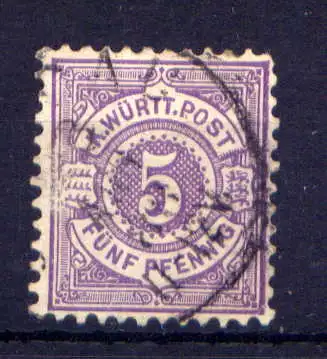 (527) Württemberg Nr.45                         O  gestempelt
