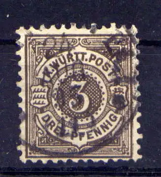 (532) Württemberg Nr.55                         O  gestempelt