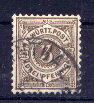 (533) Württemberg Nr.55                         O  gestempelt