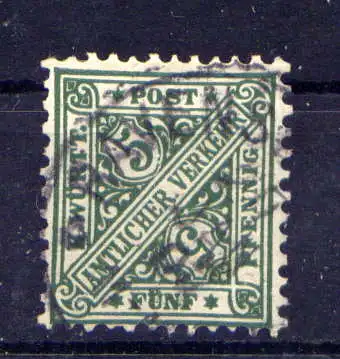 (550) Württemberg Nr.209                         O  gestempelt
