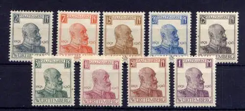 (552) Württemberg Nr.241/50                         *  ungebraucht