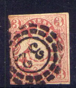 (617) Bayern Nr.15          O  gestempelt    