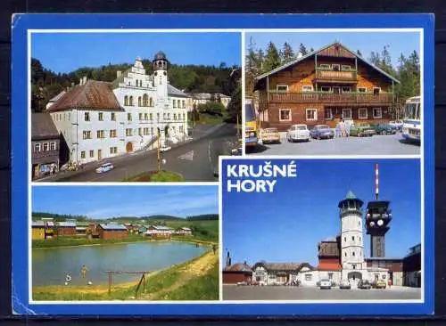 (5838) Krusne Hory - beschrieben / Tschechische Republik Hotel Aussichtsturm
