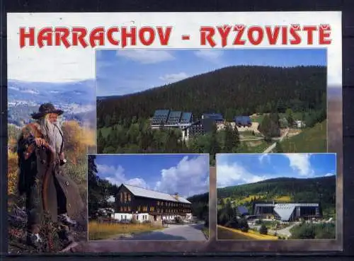 (5843) Harrarchov - beschrieben / Tschechische Republik Harrachsdorf Hotel Rübezahl