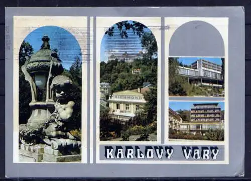 (5847) Karlovy Vary - beschrieben / Tschechische Republik Karlsbad Schloß Hotel
