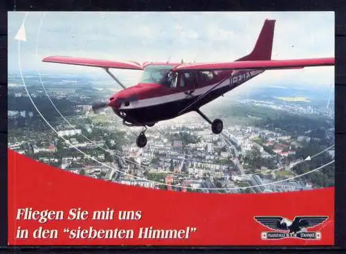 (5869) Flugzeug Flugschule Stahnke Werbung unbeschrieben