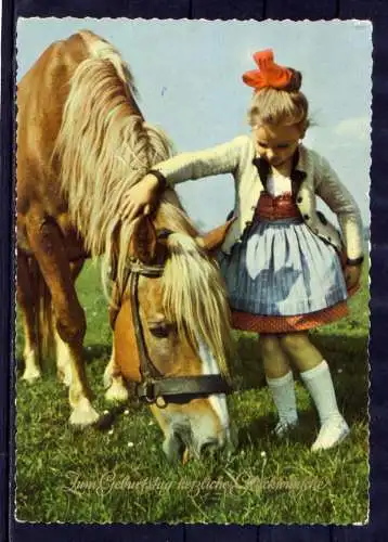 (5871) Kind mit Pferd unbeschrieben