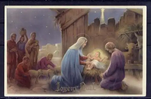 (5874) Weihnachten Krippenszene  beschrieben Italien 