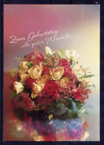 (5889) Geburtstag Blumenstrauß    unbeschrieben Deutschland