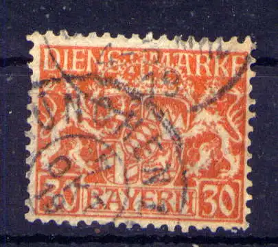 (735) Bayern Dienst Nr.22                O  gestempelt