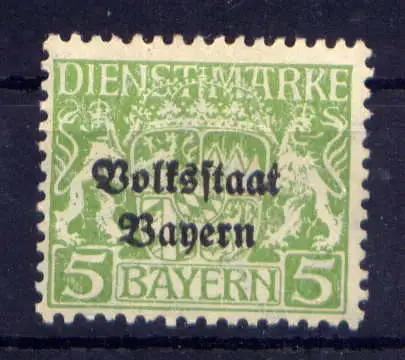 (737) Bayern Dienst Nr.31                *  ungebraucht