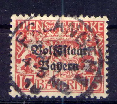 (738) Bayern Dienst Nr.34                O  gestempelt