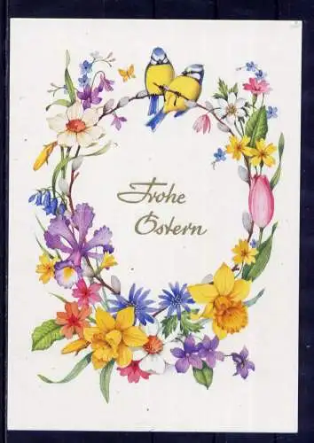 (5901) Ostern Blumen Vögel   unbeschrieben Deutschland