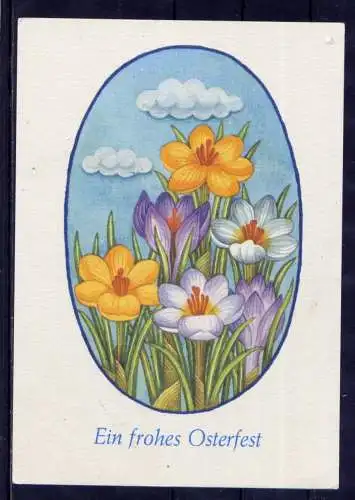 (5902) Ostern Blumen    unbeschrieben DDR