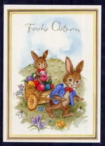 (5906) Ostern Blumen Hasen Eier    unbeschrieben Deutschland