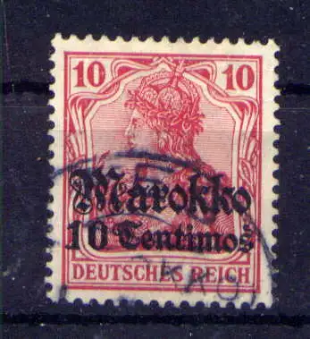 (007) Deutsche Post in Marokko Nr.48                O  gestempelt