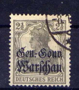 (033) Post in Polen Nr.6        O  gestempelt