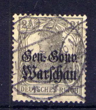 (035) Post in Polen Nr.6        O  gestempelt