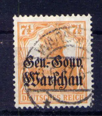 (041) Post in Polen Nr.9        O  gestempelt