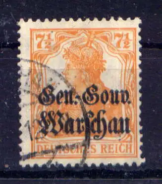 (043) Post in Polen Nr.9        O  gestempelt